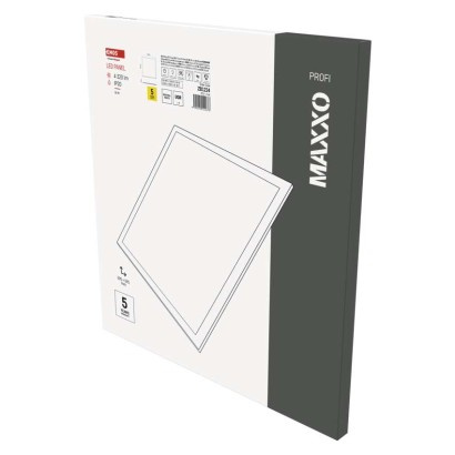 Emos lighting LED panel MAXXO 60×60, čtvercový vestavný bílý, 36W neutr. b. UGR 1544103629