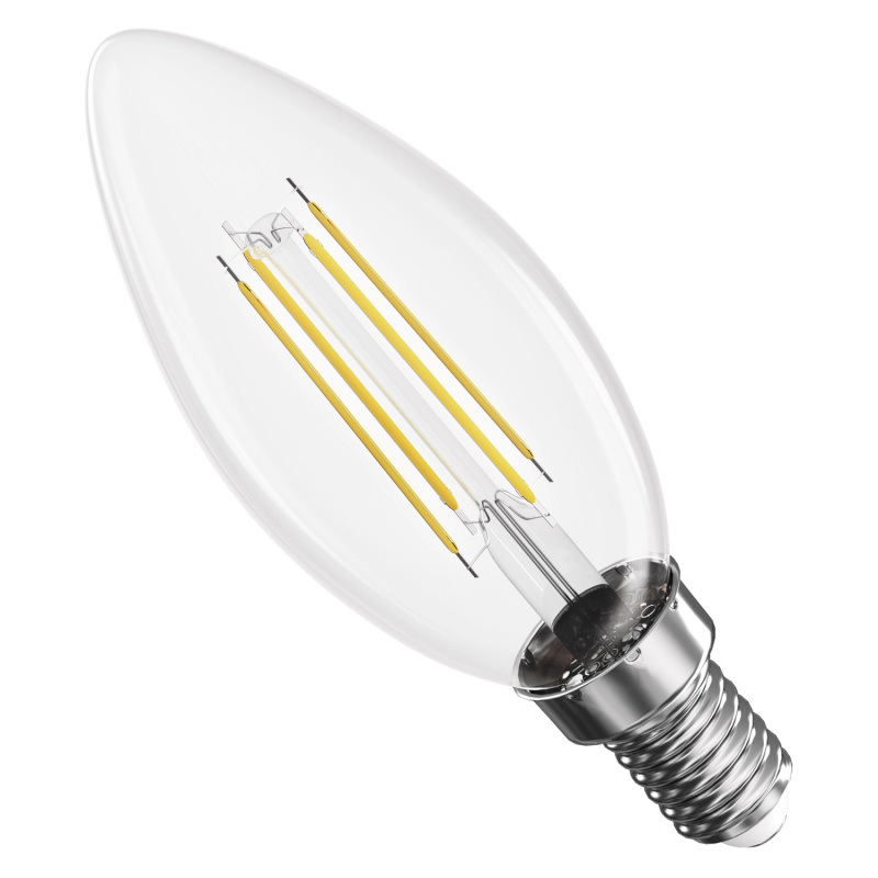 Emos lighting LED žárovka Filament svíčka / E14 / 3,4 W (40 W) / 470 lm / neutrální bílá 1525731446