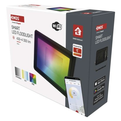 EMOS GOSMART LED reflektor 50W, 4300 lm, RGB+CCT, IP65 1531101001