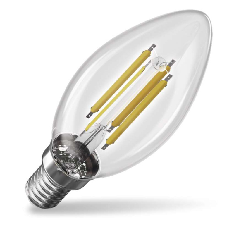 Emos lighting LED žárovka Filament svíčka A CLASS / E14 / 3,8 W (60 W) / 806 lm / neutrální bílá 1525731453