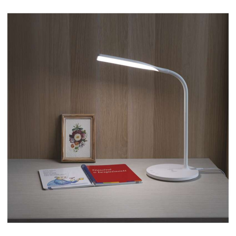EMOS LED stolní lampa OSCAR, bílá 1538200600