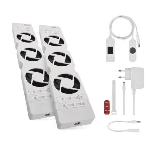 Ventilátor EMOS pod radiátor EMOS DUO bílý P56PR2