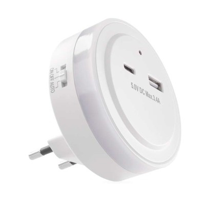 EMOS LED noční světlo P3323 s fotosenzorem do zásuvky 1456000200