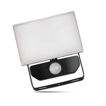 EMOS LED reflektor TAMBO se senzorem pohybu, 10 W, 1000 lm, černý 1531291200