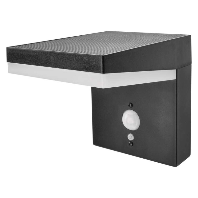 EMOS LED zahradní solární nástěnné svítidlo s čidlem soumraku, VEREA, 10,7 × 15,4 × 13 cm 1554204000