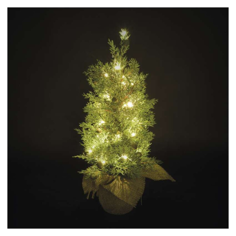 EMOS DCTW31 30LED CYPRESS TREE 3AA WW