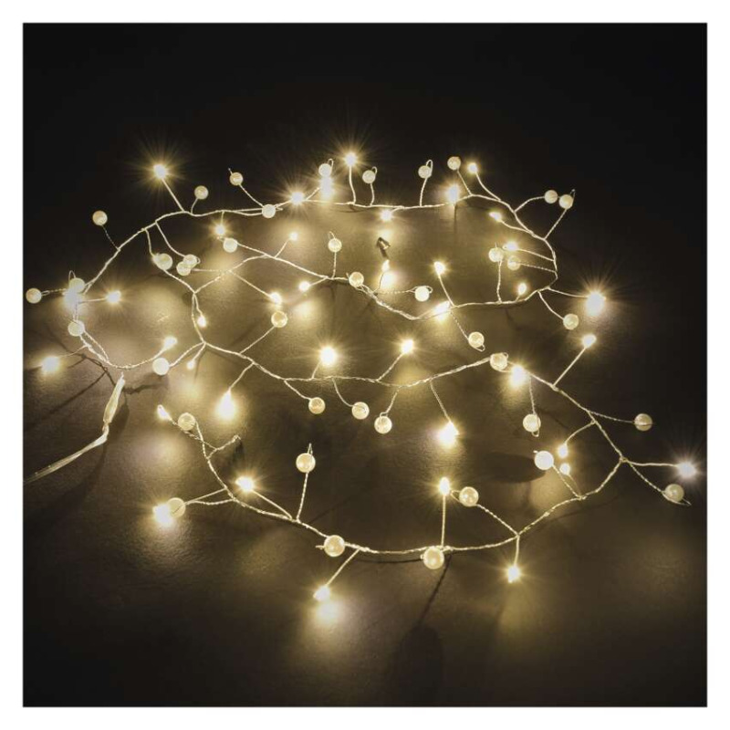 EMOS DCGW15 40LED GIRLAND PEARL 3AA WW