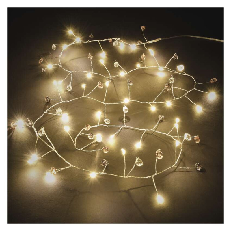 EMOS DCGW16 40LED GARLAND BEAD 3AA WW