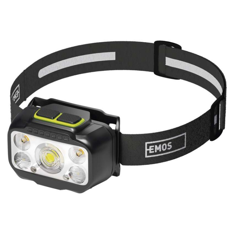 EMOS P3546 HYBRID NABÍJECÍ ČELOVKA 7LED WW/NW/CW/RED