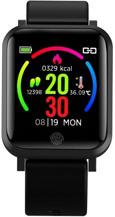 Chytré hodinky IMMAX Temp Watch / 1,39" / Bluetooth 4.0 / IP67 / černá Varianta: ivi1