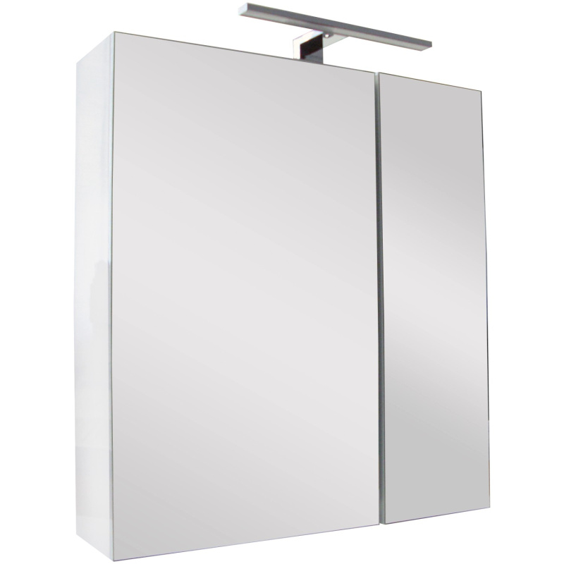 A-Interiéry Zrcadlová skříňka s LED osvětlením Lucas ZS 60