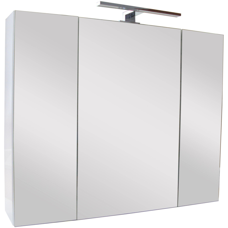 A-Interiéry Zrcadlová skříňka s LED osvětlením Lucas ZS 80