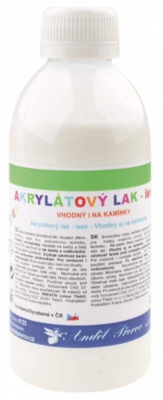 Lak akrylový lesklý 250 g  Anděl Přerov s.r.o.