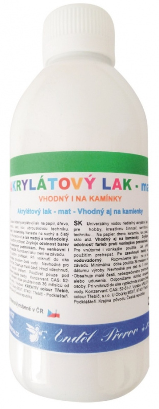 Lak akrylový matný 250 g  Anděl Přerov s.r.o.