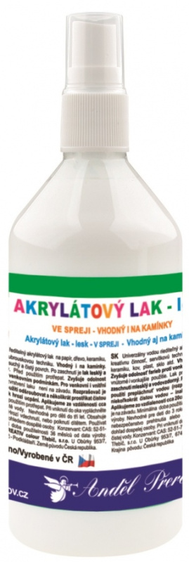 Lak akrylový v rozprašovači lesklý 50 g Anděl Přerov s.r.o.