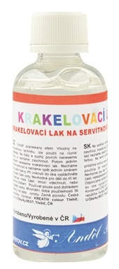 Krakelovací lak na ubrouskovou techniku 50g  Anděl Přerov s.r.o.