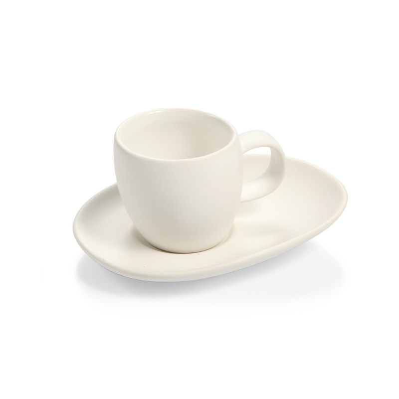 Šálek na espresso FANCY HOME Stones, s podšálkem