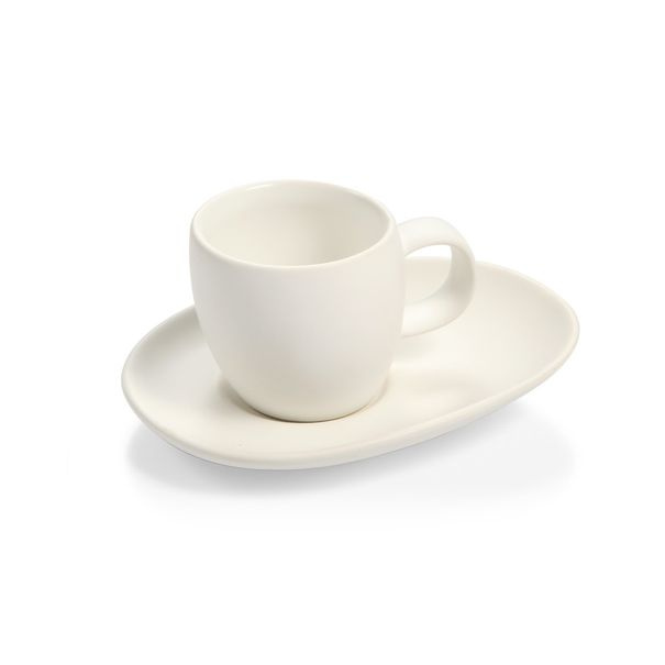 Šálek na espresso FANCY HOME Stones, s podšálkem
