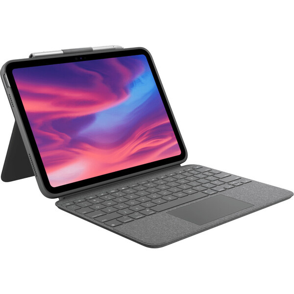 Logitech Combo Touch pouzdro s CZ/SK klávesnicí a trackpadem pro iPad 10.9' (2022)/iPad 11' (2025)