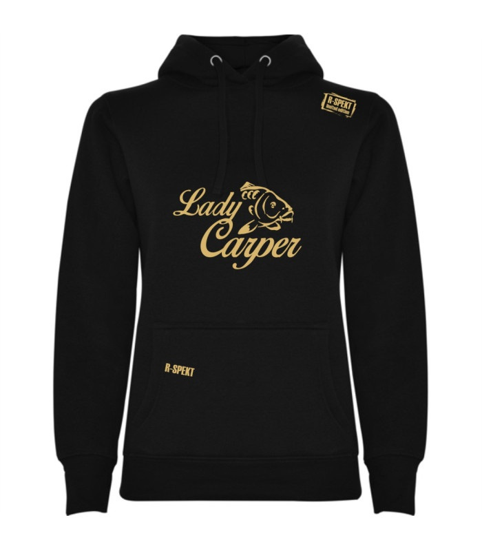 R-spekt mikina s kapucí lady carper gold - s