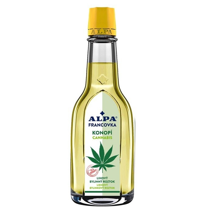 Alpa Francovka bylinný lihový roztok Konopí, 160 ml