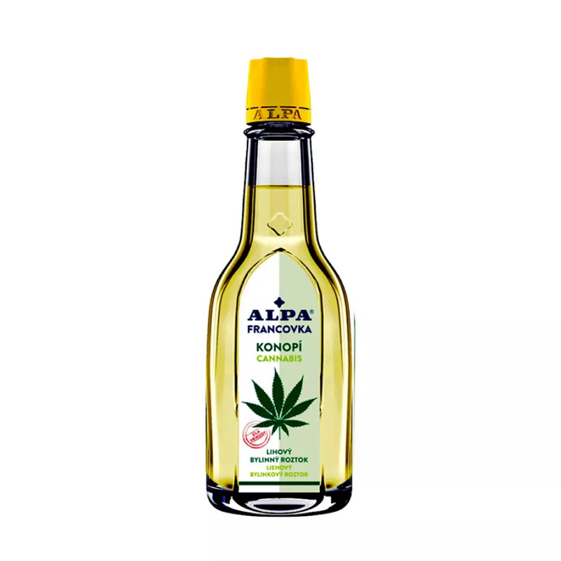 Alpa Francovka bylinný lihový roztok Konopí, 160 ml