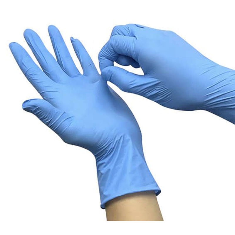 SOFTCLINIC Nitrilové rukavice vyšetřovací nepudrované modré XL 100 ks