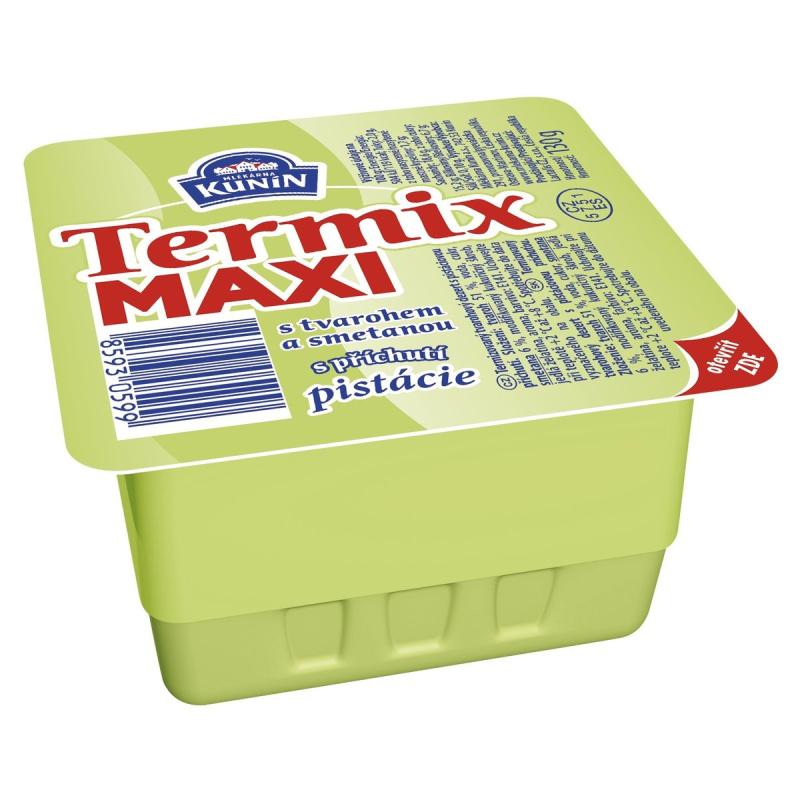 Mlékárna Kunín Termix maxi s příchutí pistácie