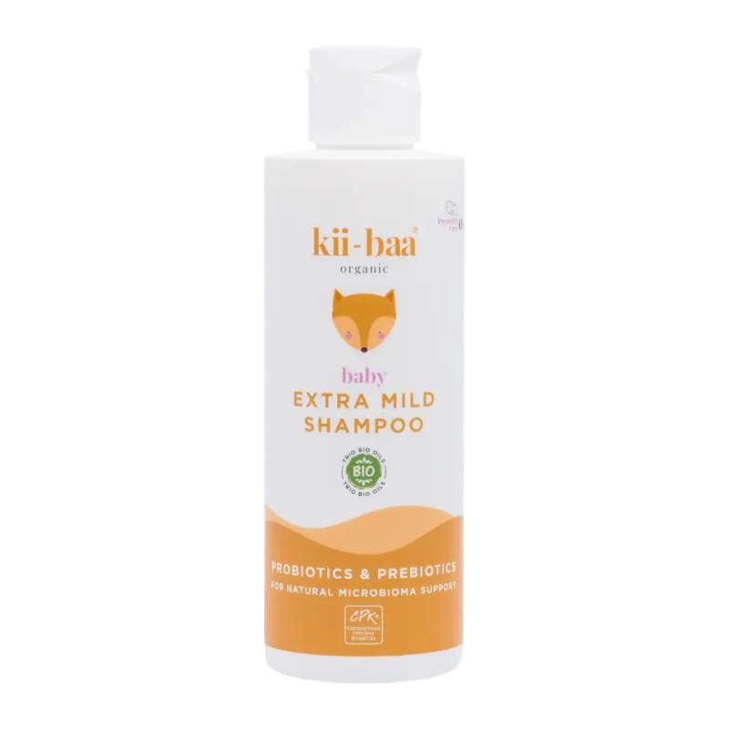 kii-baa Extra jemný šampon 0+ s pro/prebiotiky 200ml