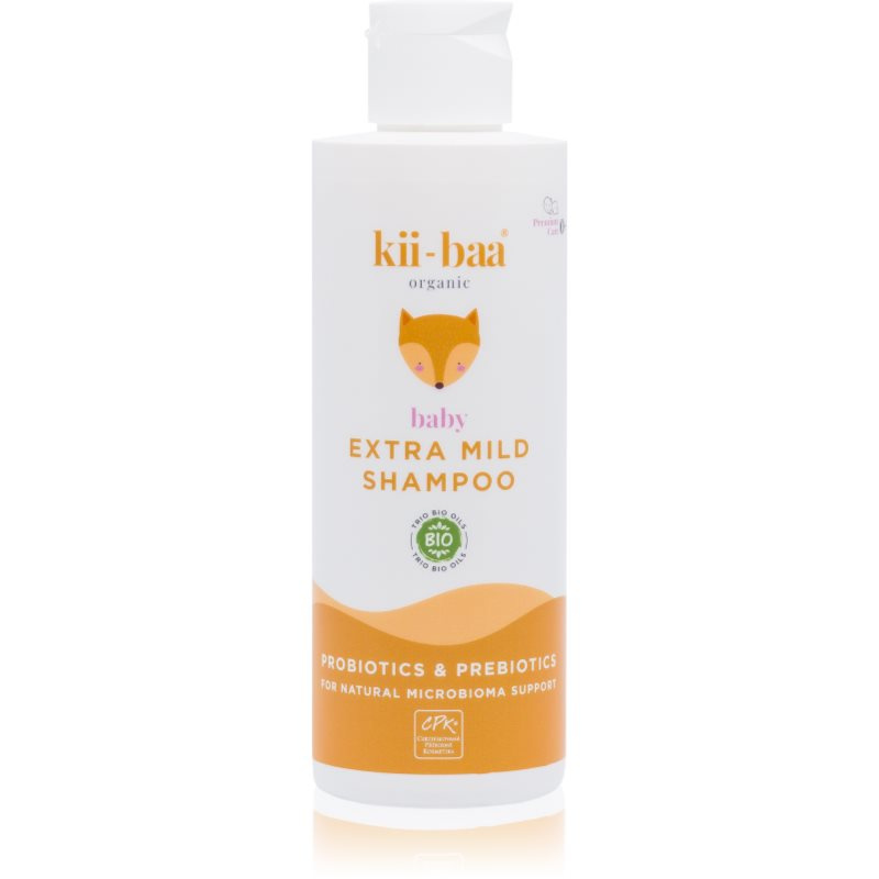 kii-baa Extra jemný šampon 0+ s pro/prebiotiky 200ml