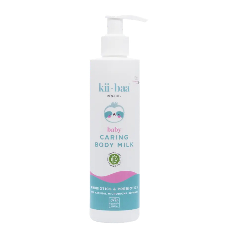 kii-baa Pečující tělové mléko 0+ s pro/prebiotiky 250 ml