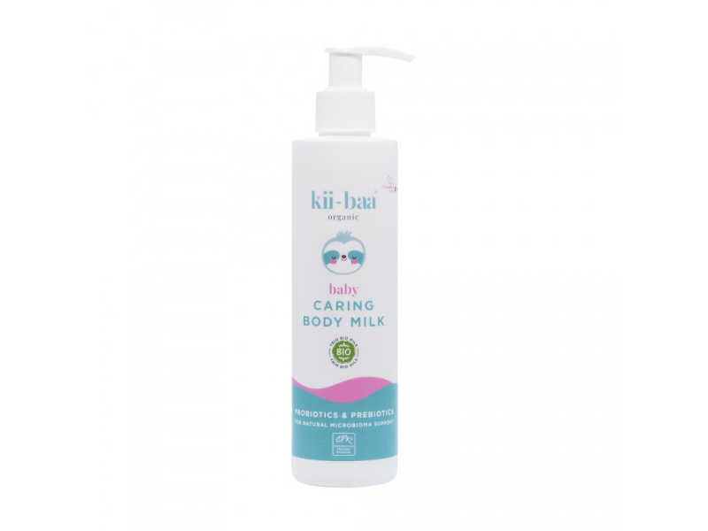kii-baa Pečující tělové mléko 0+ s pro/prebiotiky 250 ml