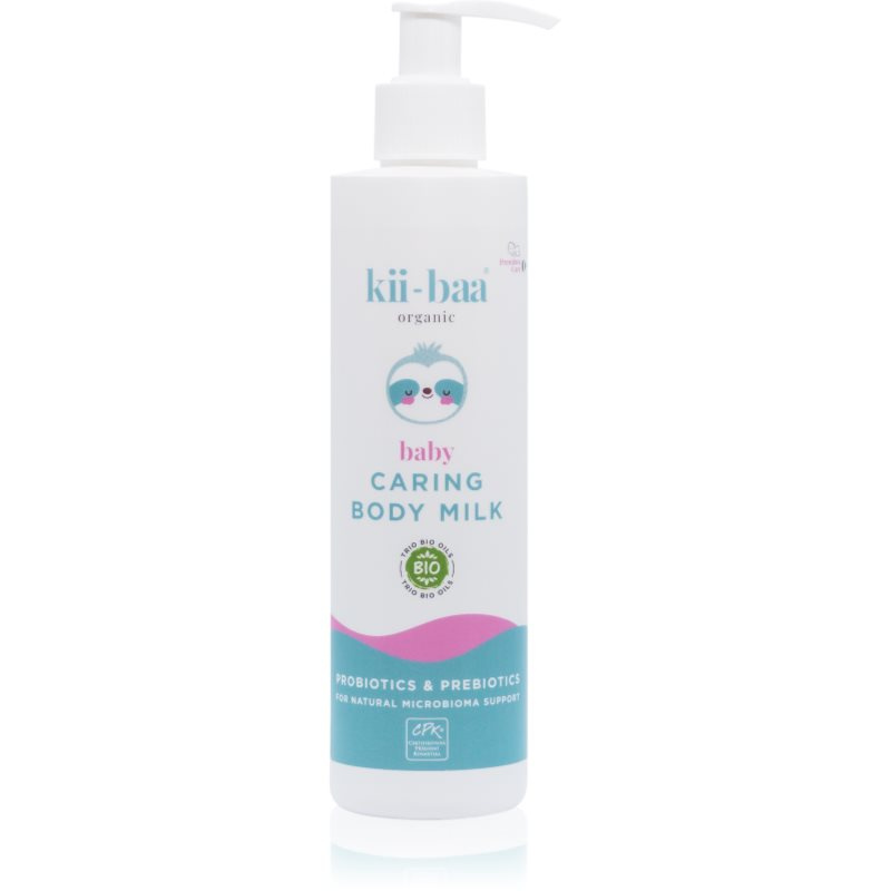 kii-baa Pečující tělové mléko 0+ s pro/prebiotiky 250 ml