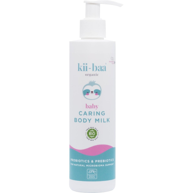 kii-baa Pečující tělové mléko 0+ s pro/prebiotiky 250 ml