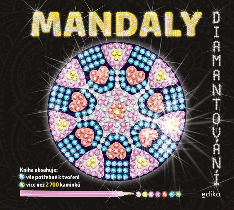 Diamantování Mandaly - Andrea Brázdová - kniha z kategorie Omalovánky, vystřihovánky, papír