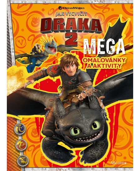 Jak vycvičit draka 2 - Mega omalovánky a aktivity