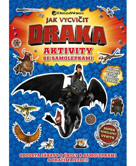 Jak vycvičit draka - Aktivity se samolepkami