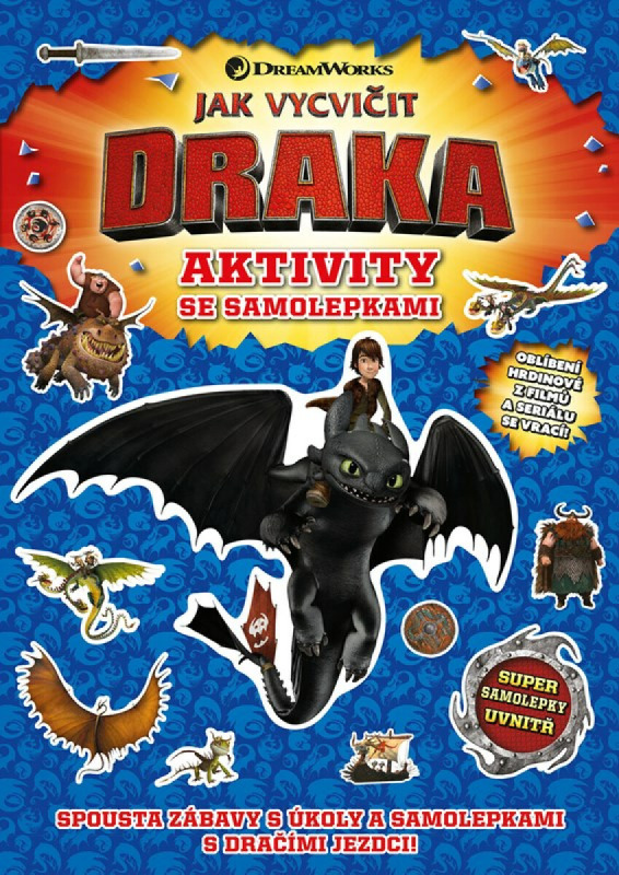 Jak vycvičit draka - Aktivity se samolepkami