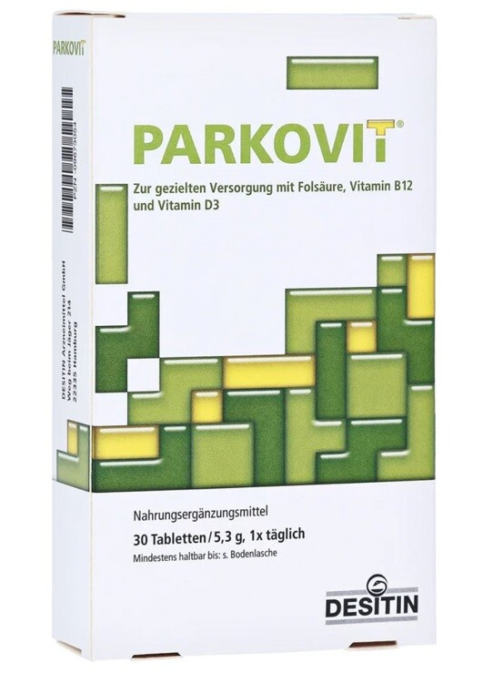 Desitin-Werk Carl Klinke PARKOVIT 30 tablet