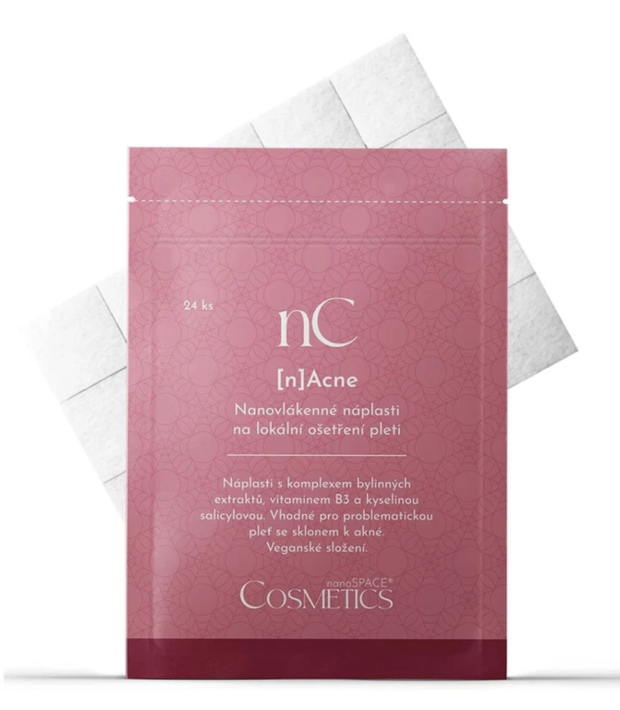 nanoSPACE Cosmetics Acne Nanovlákenné náplasti na pleť 24 ks