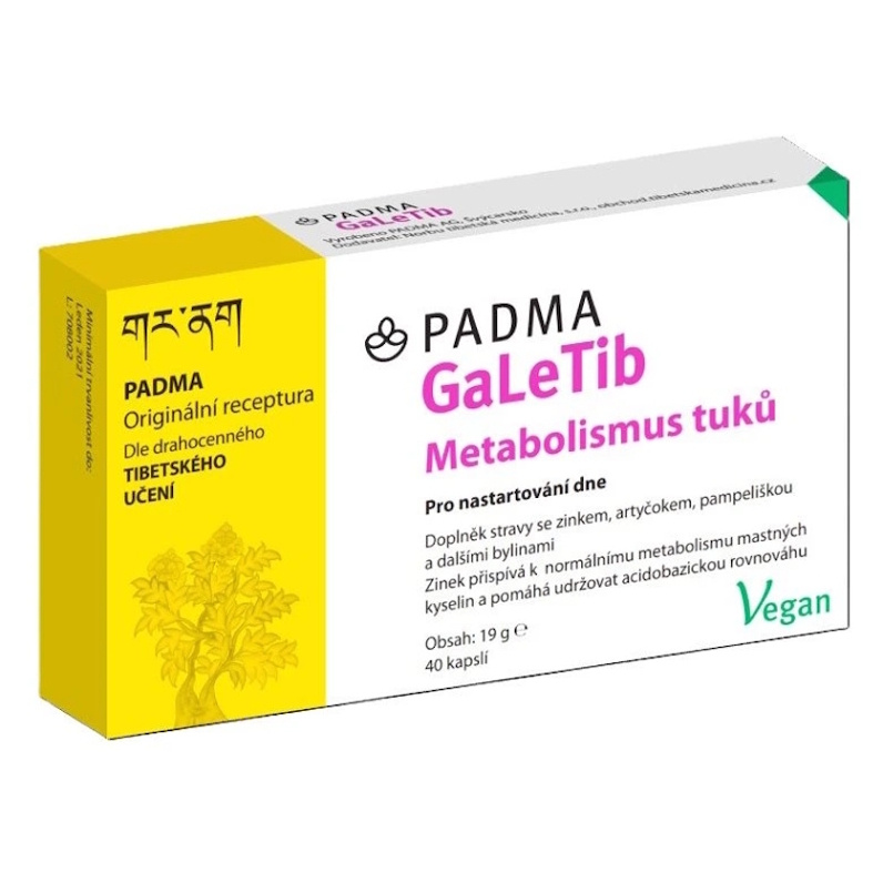 PADMA GaleTib Žlučník 40 kapslí