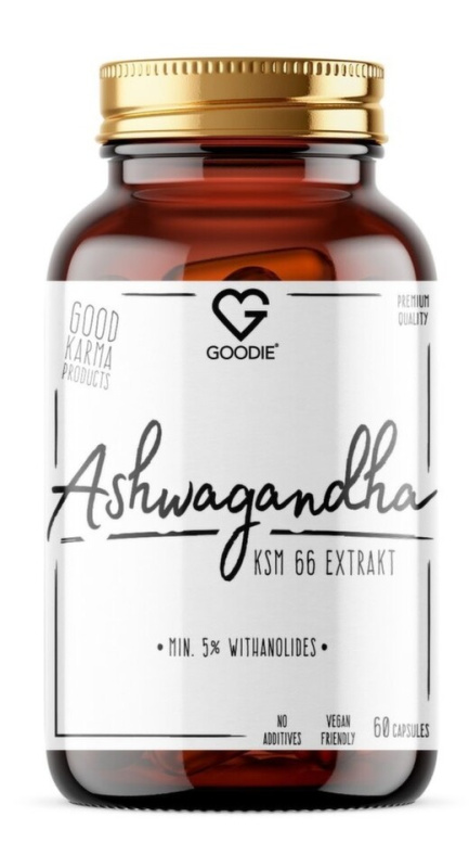 Goodie Ashwagandha extrakt KSM 66 - min.5% withanolid kapsle 60 ks