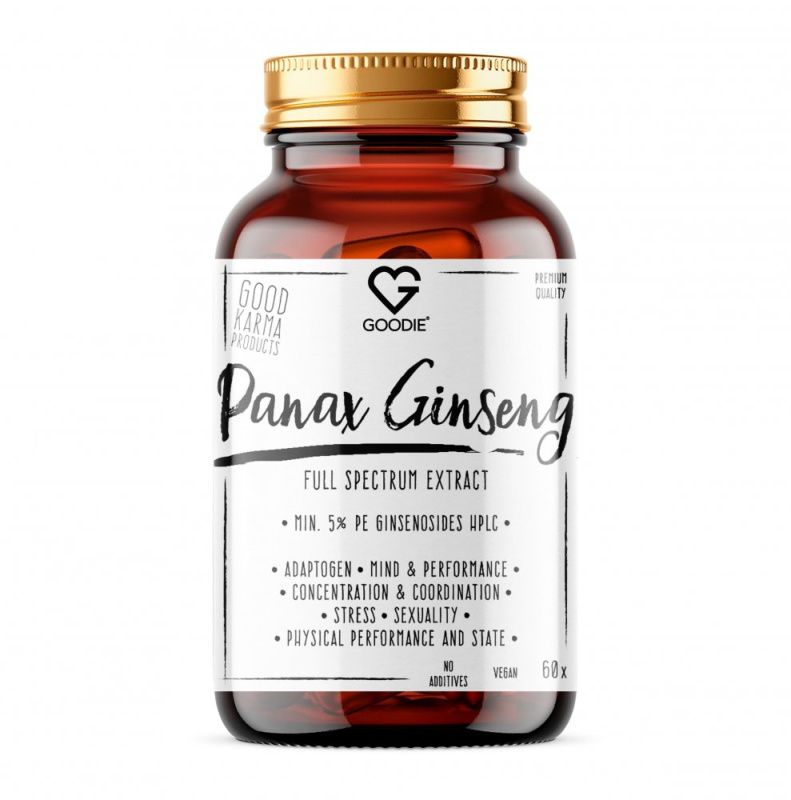 Goodie Ženšen pravý - Full spektrum extrakt 5%, 60ks