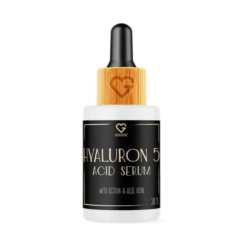 GOODIE Hyaluronové sérum 5M s Ectoinem & Aloe vera, 30 ml