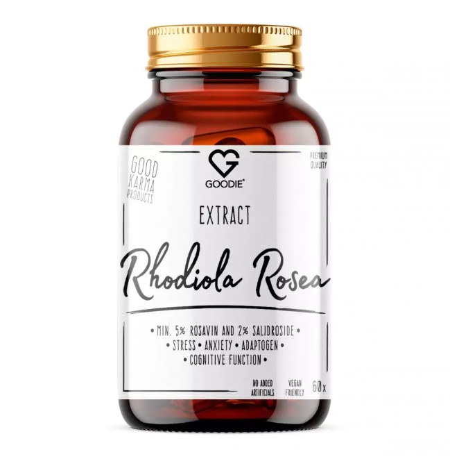 GOODIE Rhodiola rosea extract min. 5% rosavin & 2% salidroside, 60 ks