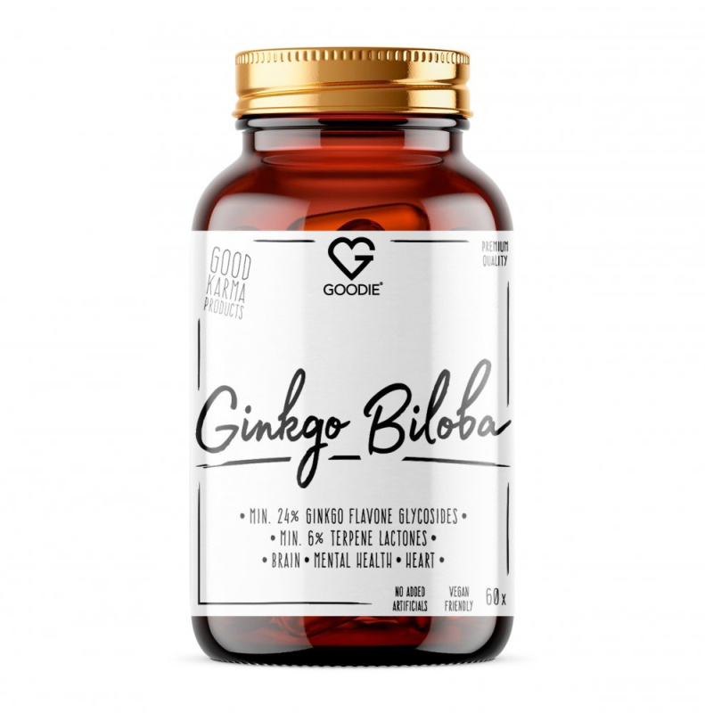 Goodie Ginkgo Biloba prémiový extrakt min. 24% ginkgo glycosides, 60ks