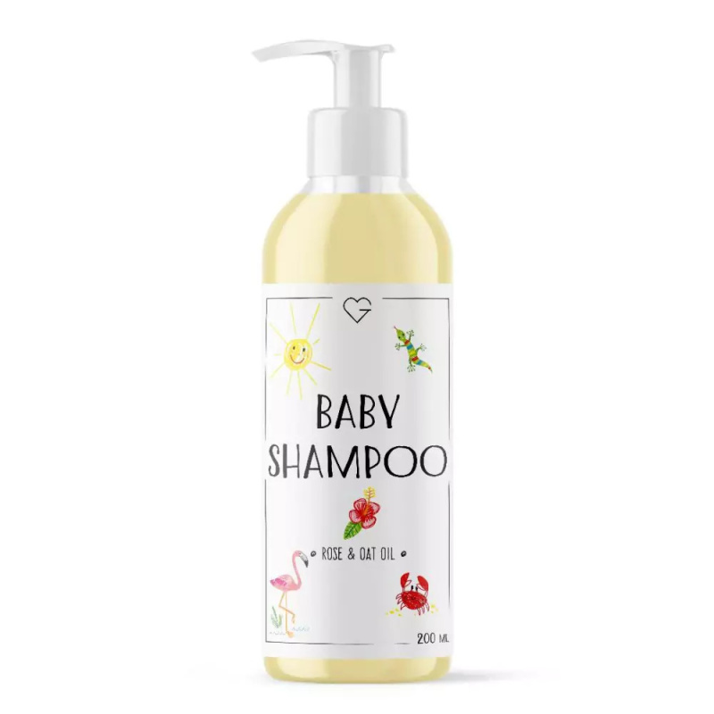 Goodie Dětský šampon růže & ovesný olej, 200ml