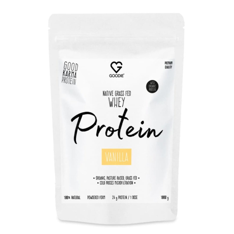 Goodie Nativní syrovátkový protein GrassFed - Vanilka 1000 g