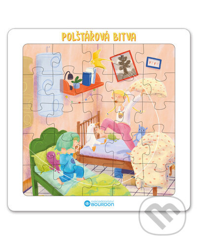 Puzzle Andulka Andula- Polštářová bitva