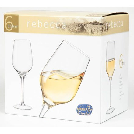 Crystalex Sklenice na víno REBECCA 350 ml 6 ks